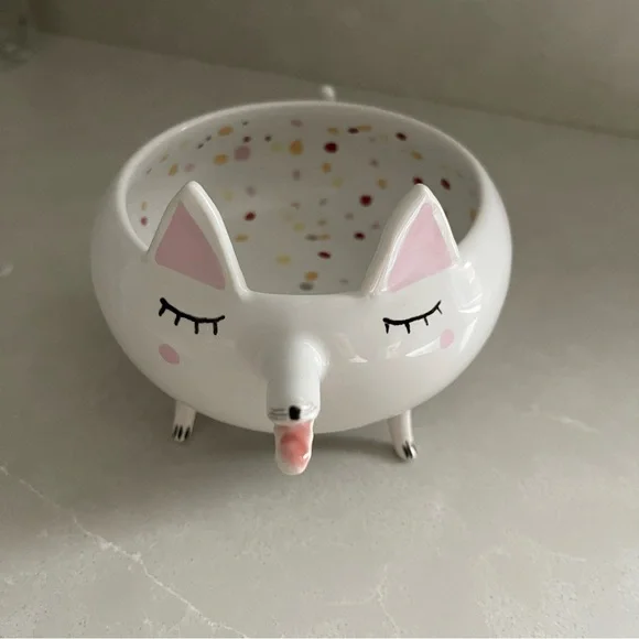 Anthropologie Animal Dog Ceramic Planter Trinket Jewelry Dish - Picture 4 of 7